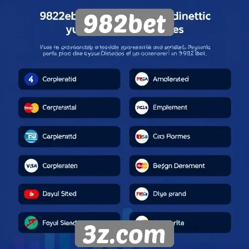Comparação de métodos de pagamento no 982bet